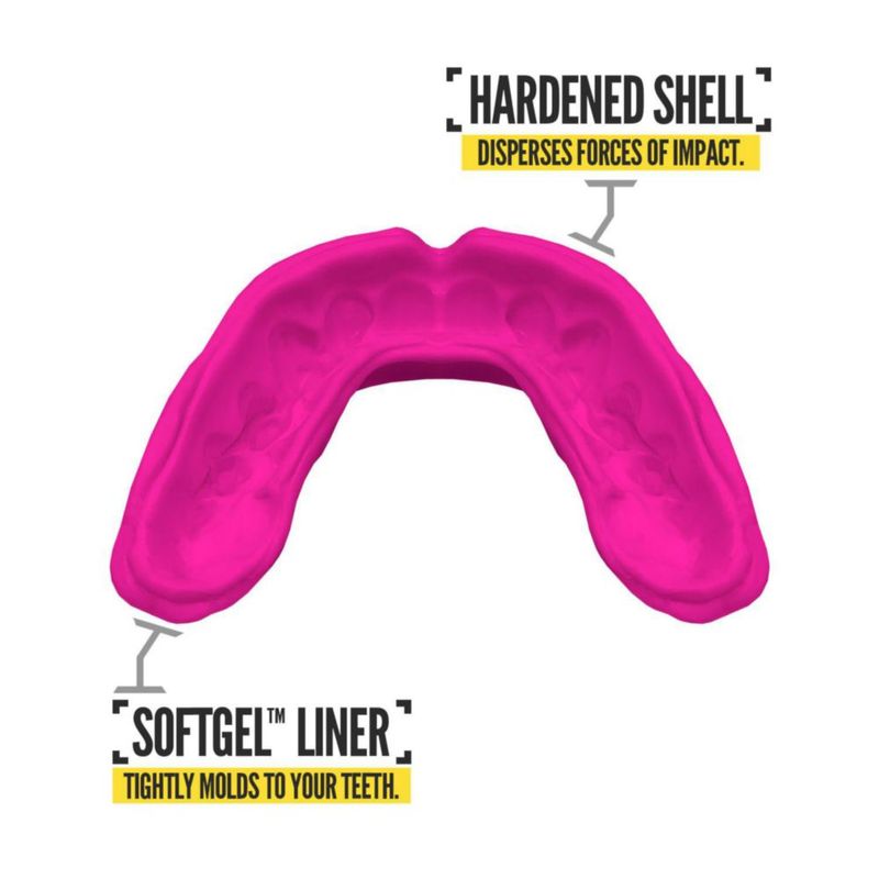 Protector bucal NXT NXTRND Rush de doble capa – Pack de 2 (rosa)