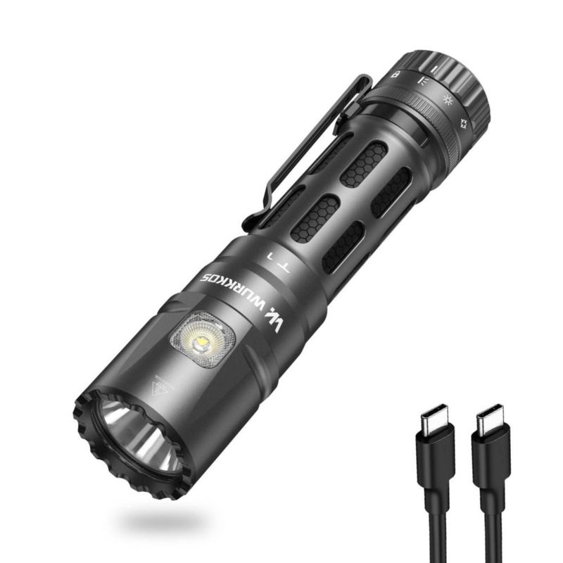 Linterna Wurkkos T1 5500 lúmenes RGBW IPX8 145 mm