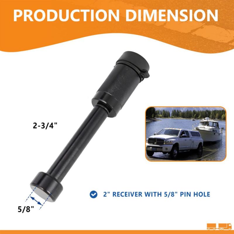 Candado para enganche META Hardware 5/8" paquete de 4 para receptor de 2"