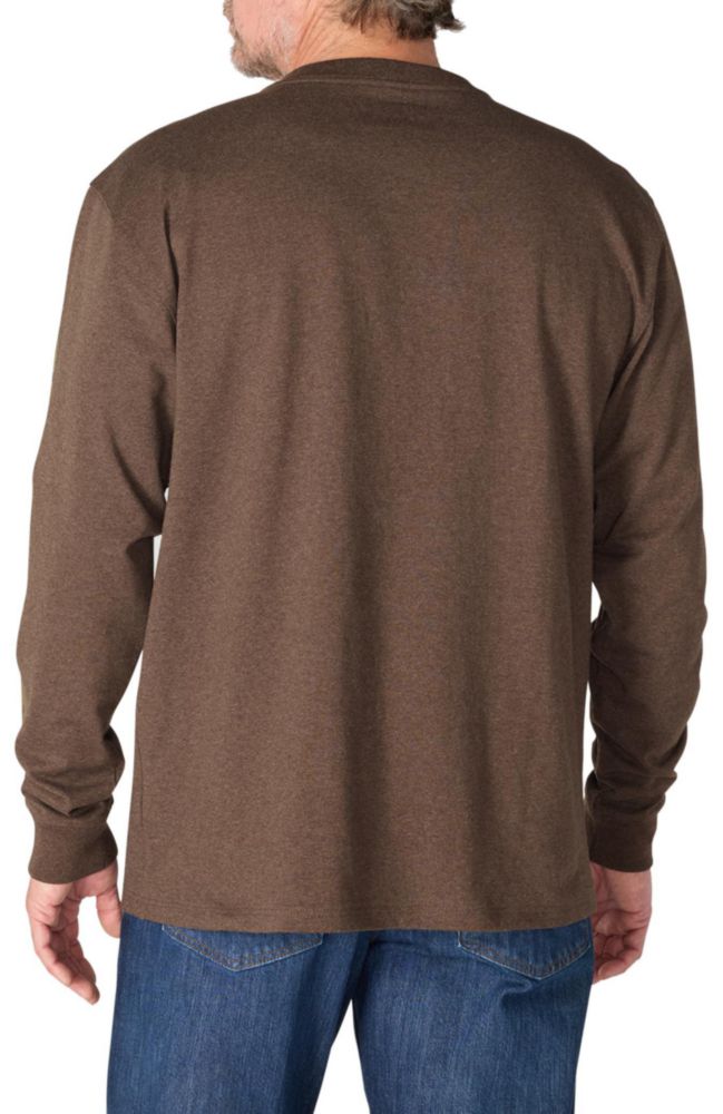 Camiseta de manga larga Carhartt Dearborn LS Logo talla grande color Dark Clove
