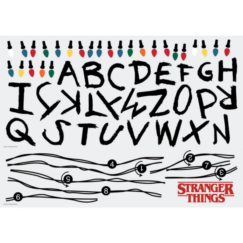 Vinilos de pared RoomMates 69 cm x 117 cm Stranger Things
