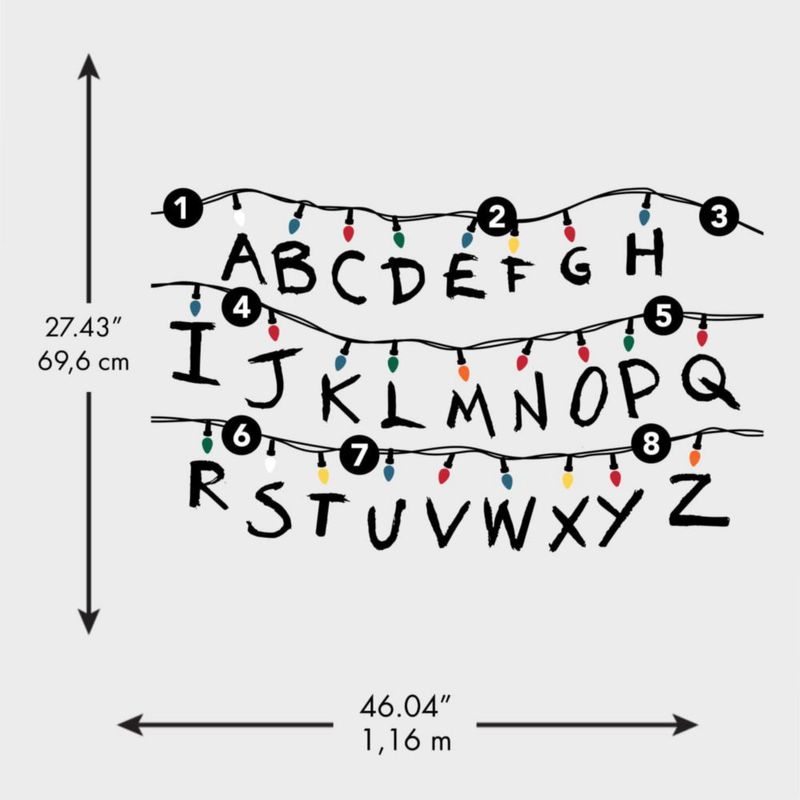 Vinilos de pared RoomMates 69 cm x 117 cm Stranger Things