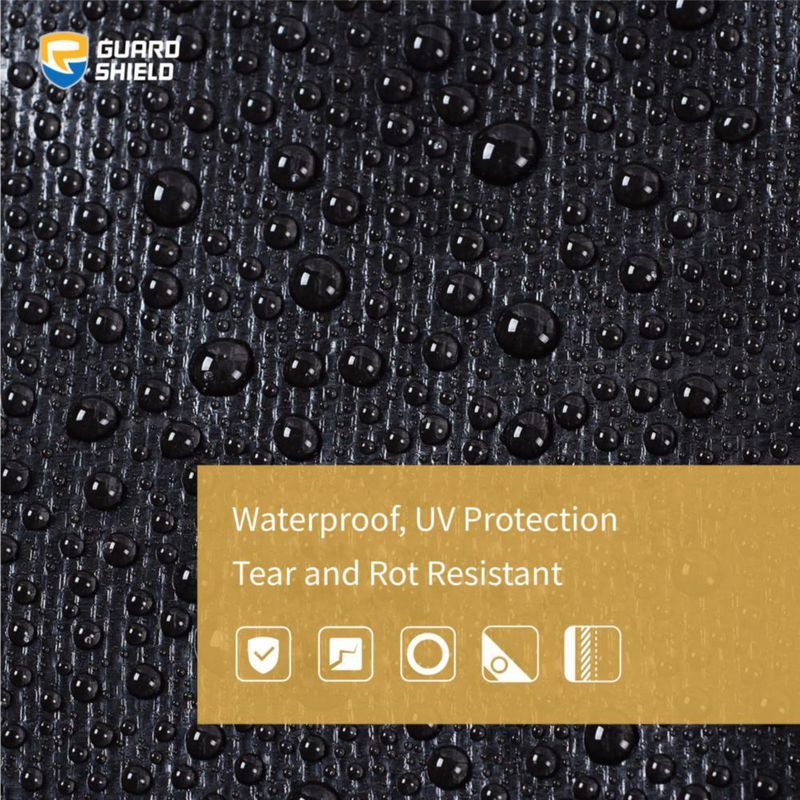 Lona Guard Shield 9 × 9 m negra 10 mil de alta resistencia