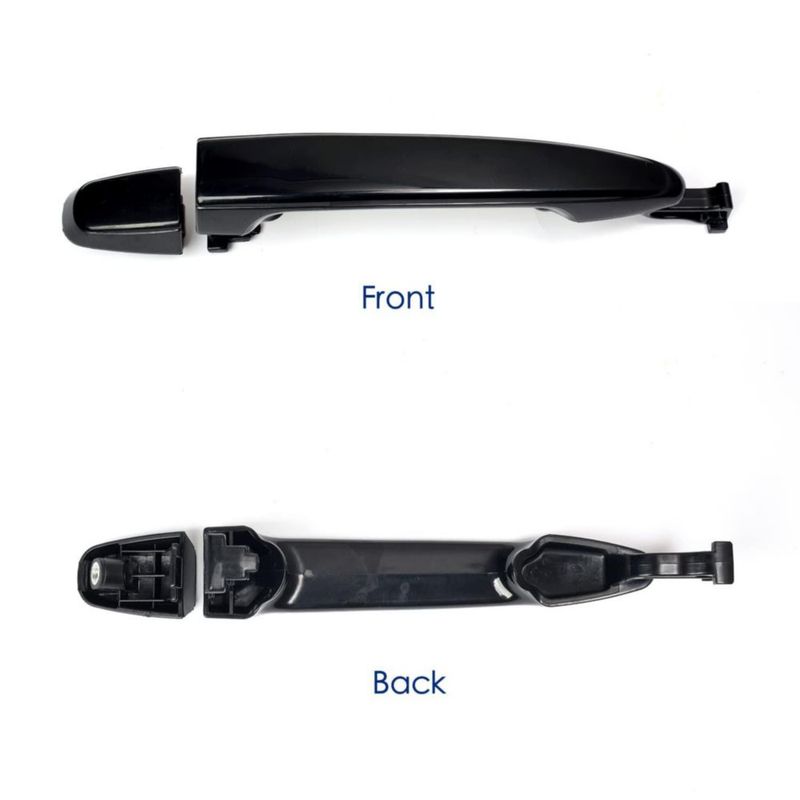 Manijas deslizantes Lcyolada para Toyota Sienna 2004‑2010 negro juego de 2