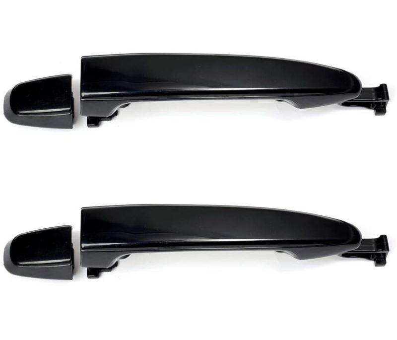 Manijas deslizantes Lcyolada para Toyota Sienna 2004‑2010 negro juego de 2
