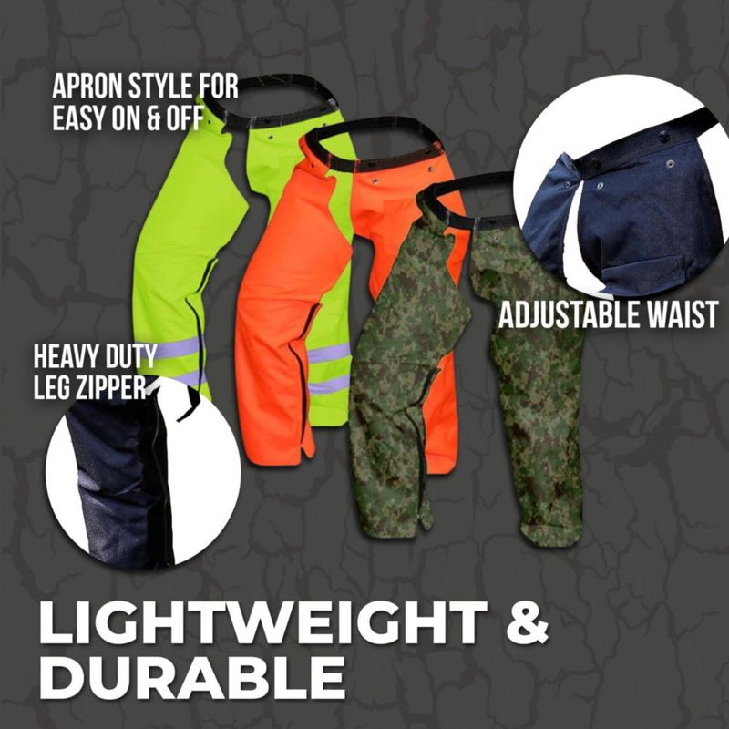Chaps de Seguridad Ajustables FORESTER para Hombre con Cinturón