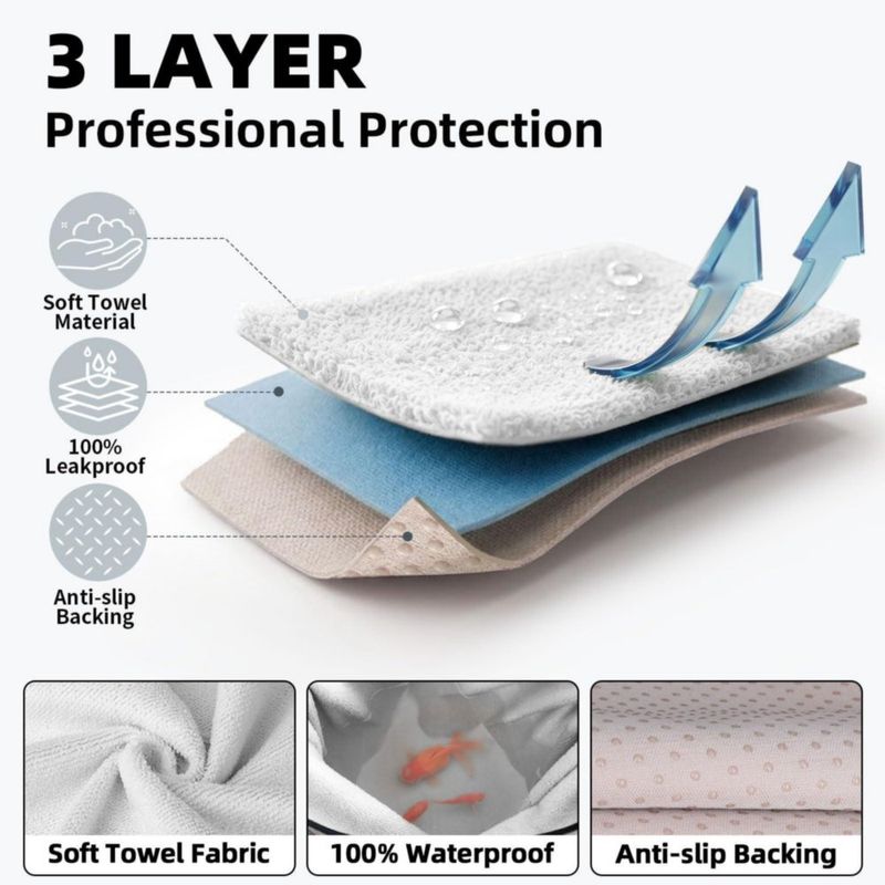 Funda impermeable blanca para asiento – Leader Accessories