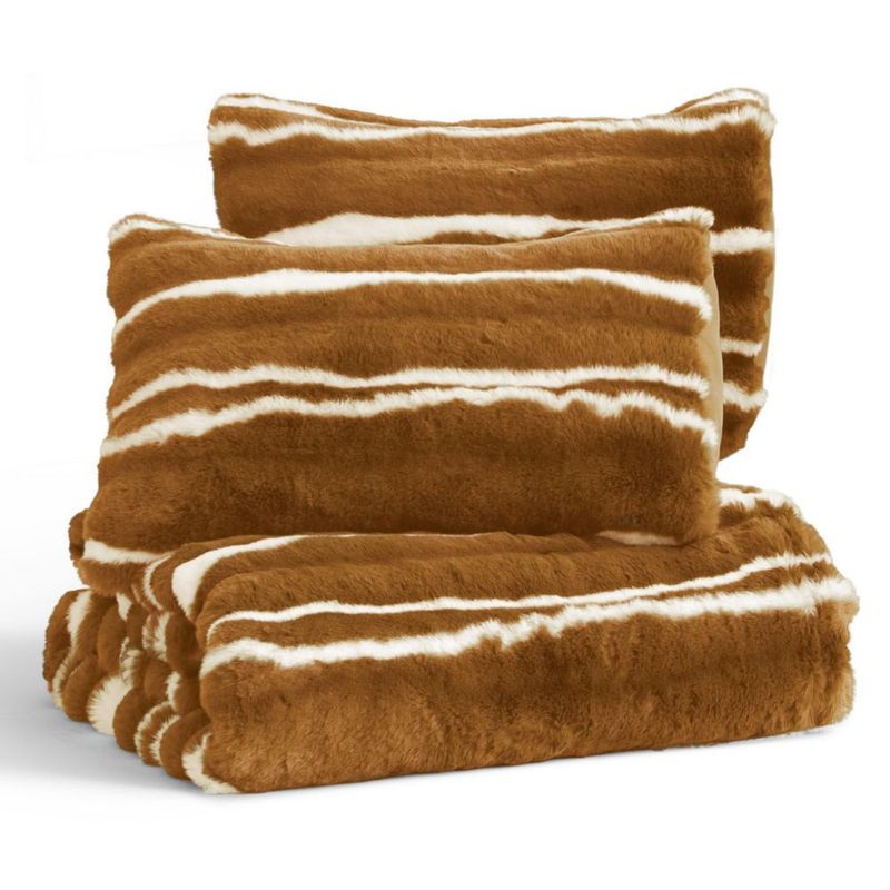 Juego de cama Wonderful King 264 cm x 239 cm Caramelo