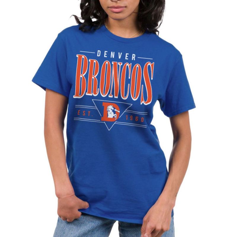 Camiseta Junk Food Denver Broncos Retro para adultos de manga corta
