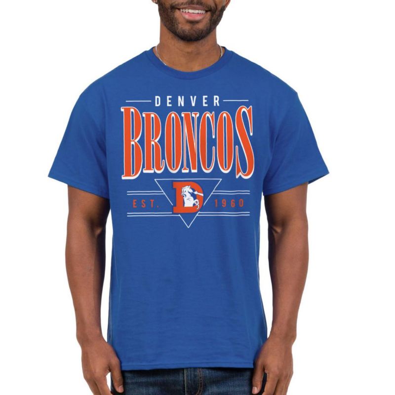 Camiseta Junk Food Denver Broncos Retro para adultos de manga corta
