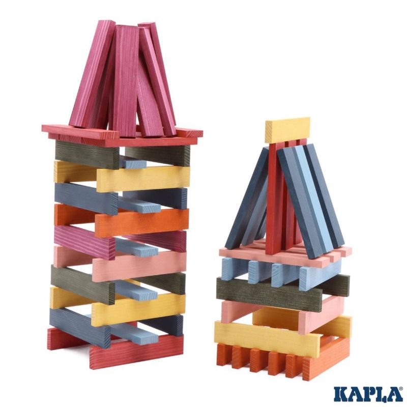 Juego de Construcción KAPLA 100 Octocolor con Tablas de Madera