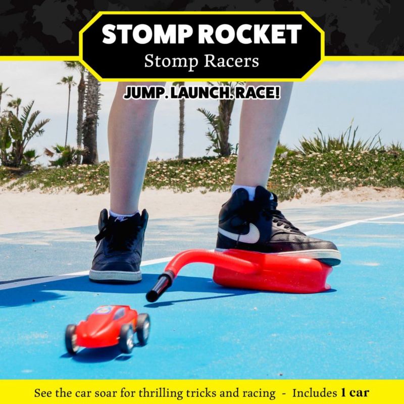 Set de Vehículos de Juguete Stomp Rocket Stomp Racer – 1 Coche Rojo