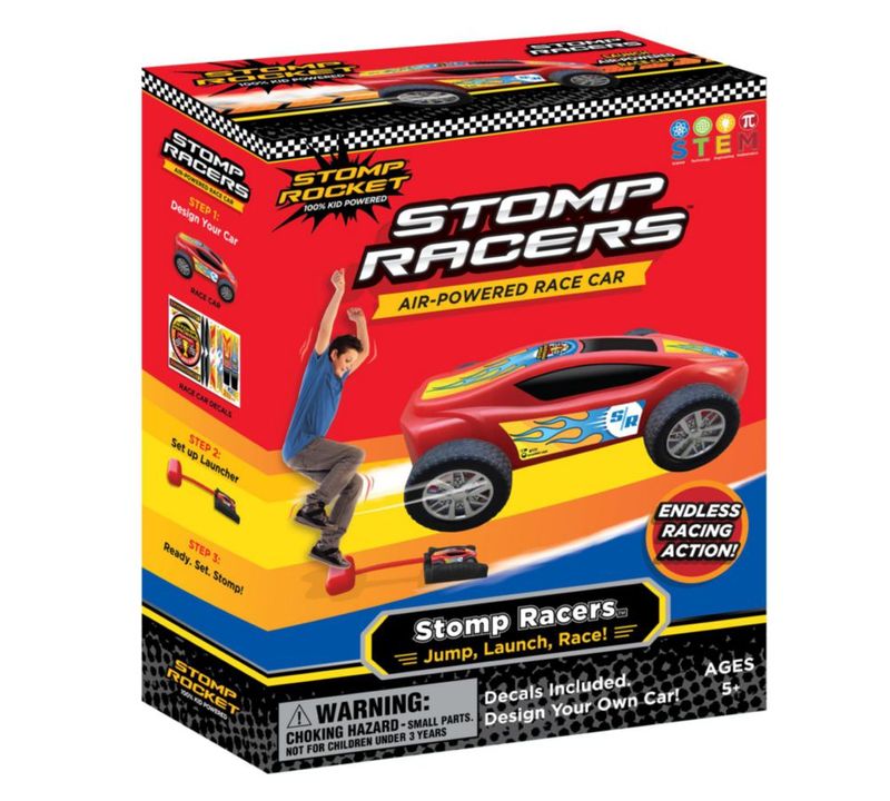 Set de Vehículos de Juguete Stomp Rocket Stomp Racer – 1 Coche Rojo