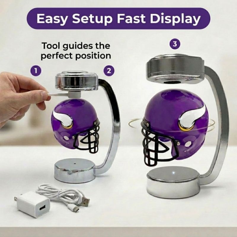 Casco Mini Flotante Pegasus Sports NFL Minnesota Vikings 14x17x14 cm