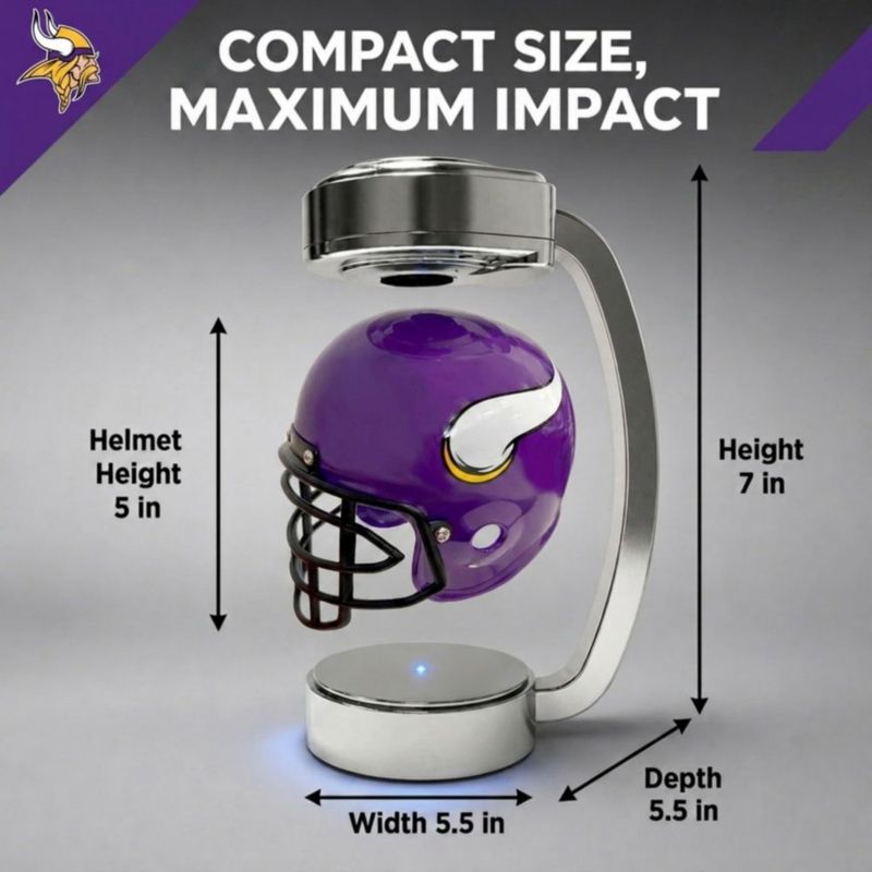 Casco Mini Flotante Pegasus Sports NFL Minnesota Vikings 14x17x14 cm