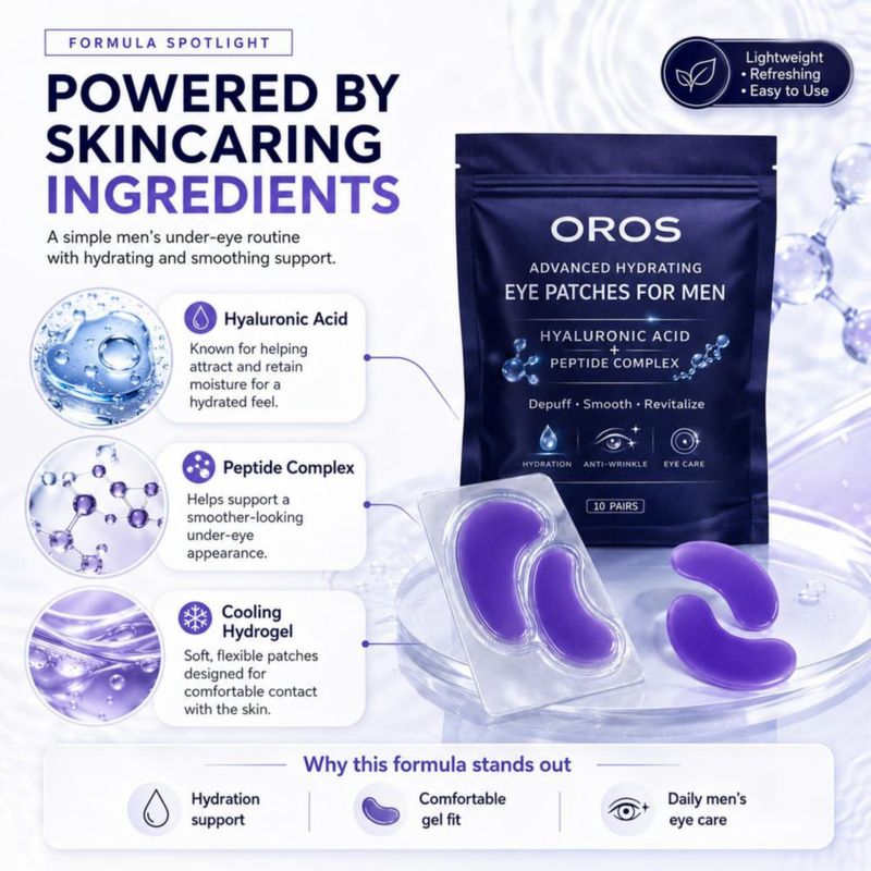 Parche para ojos Nutracifica OROS 10 unidades con ácido hialurónico