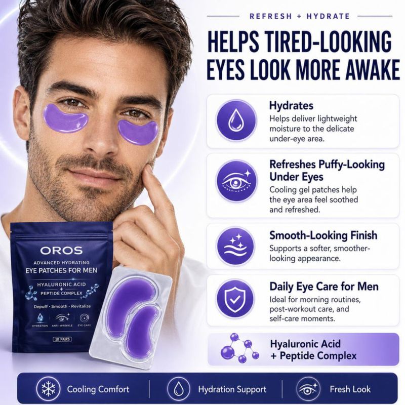 Parche para ojos Nutracifica OROS 10 unidades con ácido hialurónico