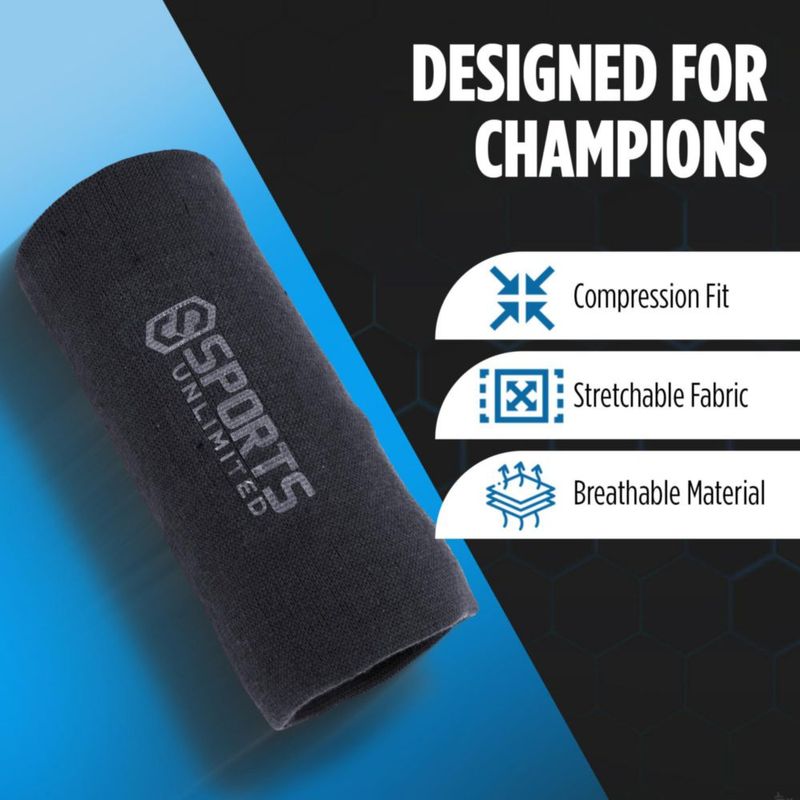Banda de sudor Sports Unlimited 14 cm Entrenador de muñeca juvenil