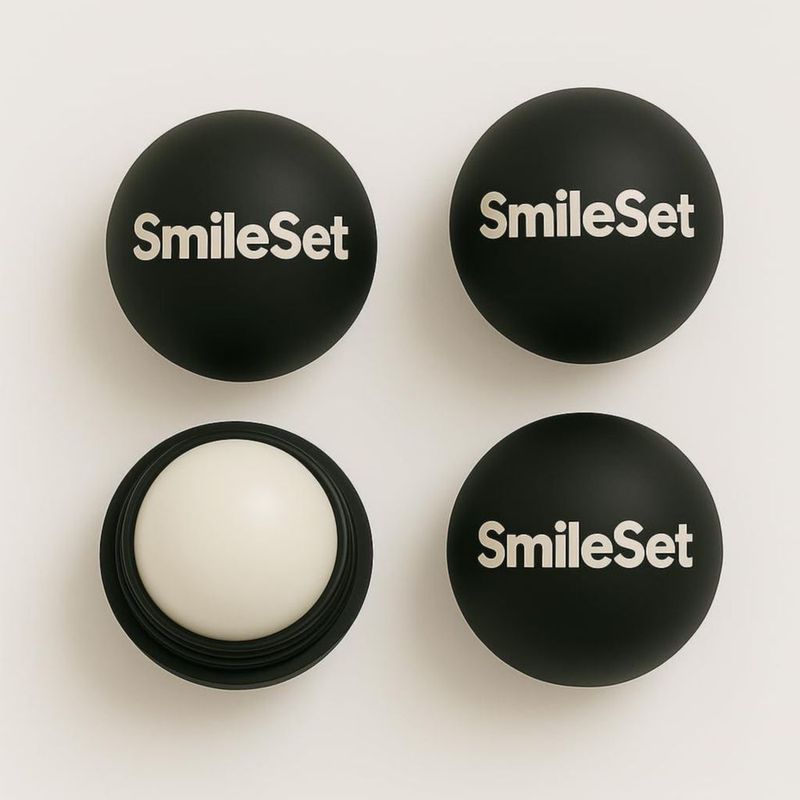 Bálsamo Labial Hidratante SmileSet Sphere 4 Unidades - Aroma Vainilla