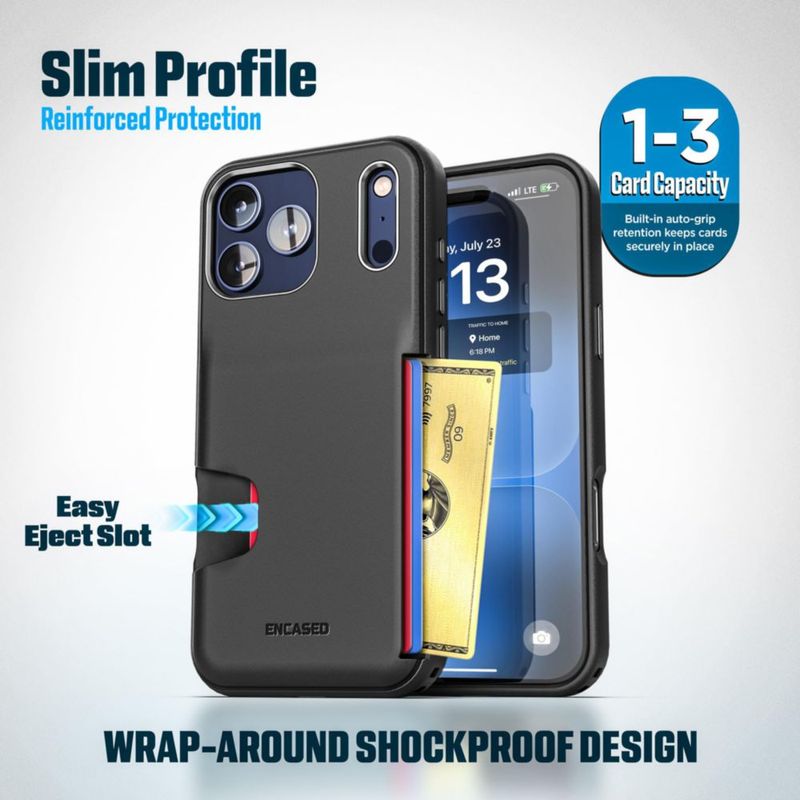 Funda ENCASED para iPhone 18 Pro Max con Cartera