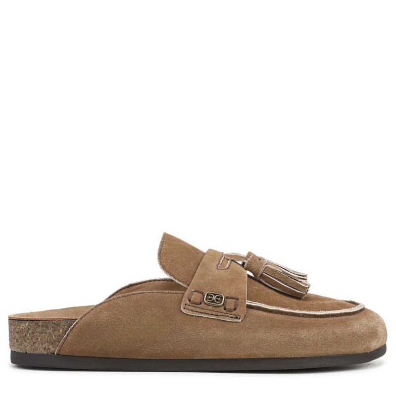 Mule Sam Edelman Astrid Terra Gamuza Toffee Talla 7.5M