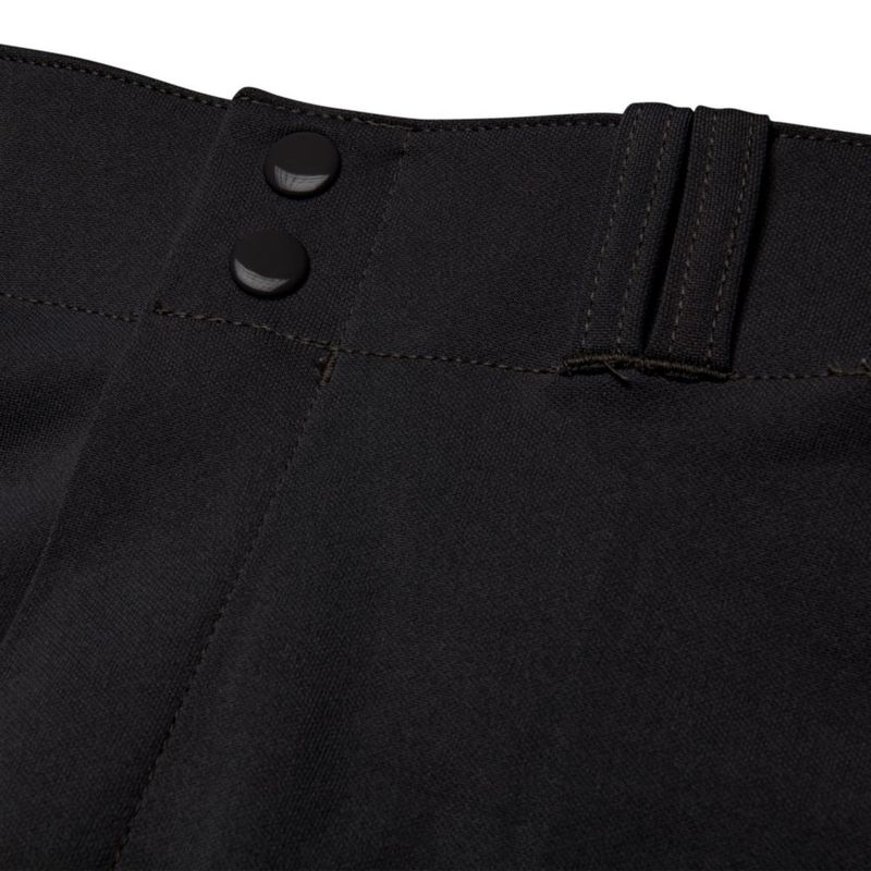 Pantalones de béisbol CHAMPRO X-Large negro con abertura inferior