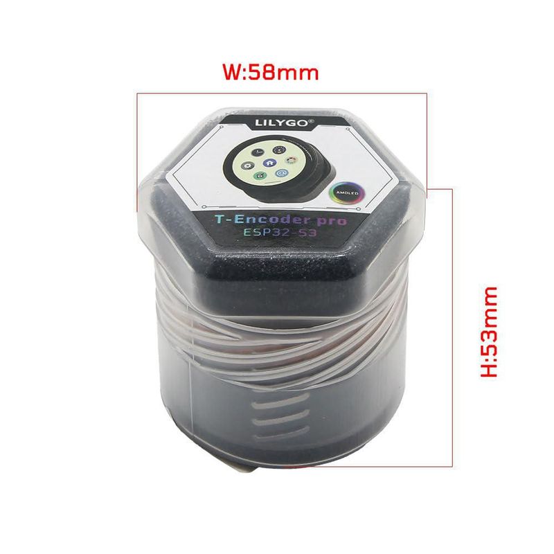 Módulo de Codificador Rotativo LILYGO T-Encoder-Pro ESP32‑S3 Inalámbrico
