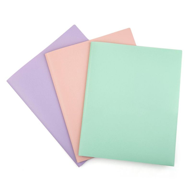 Carpeta de archivo Mintra Office pack de 3 colores Salmón/Verde Salvia/Lavanda