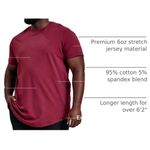 Camiseta STRONGSIZE 2XL Negra Pack de 3