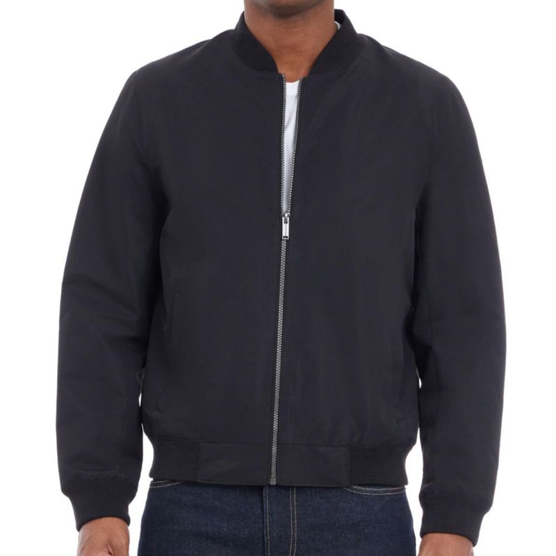 Chaqueta bomber Michael Kors negra talla mediana