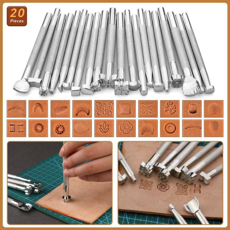 Kit de herramientas de cuero JUPEAN – 458 piezas