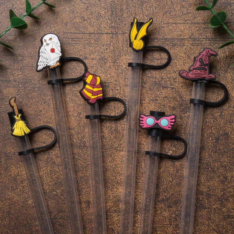 Tapas de silicona reutilizables para pajillas YuJoyC – Pack de 6