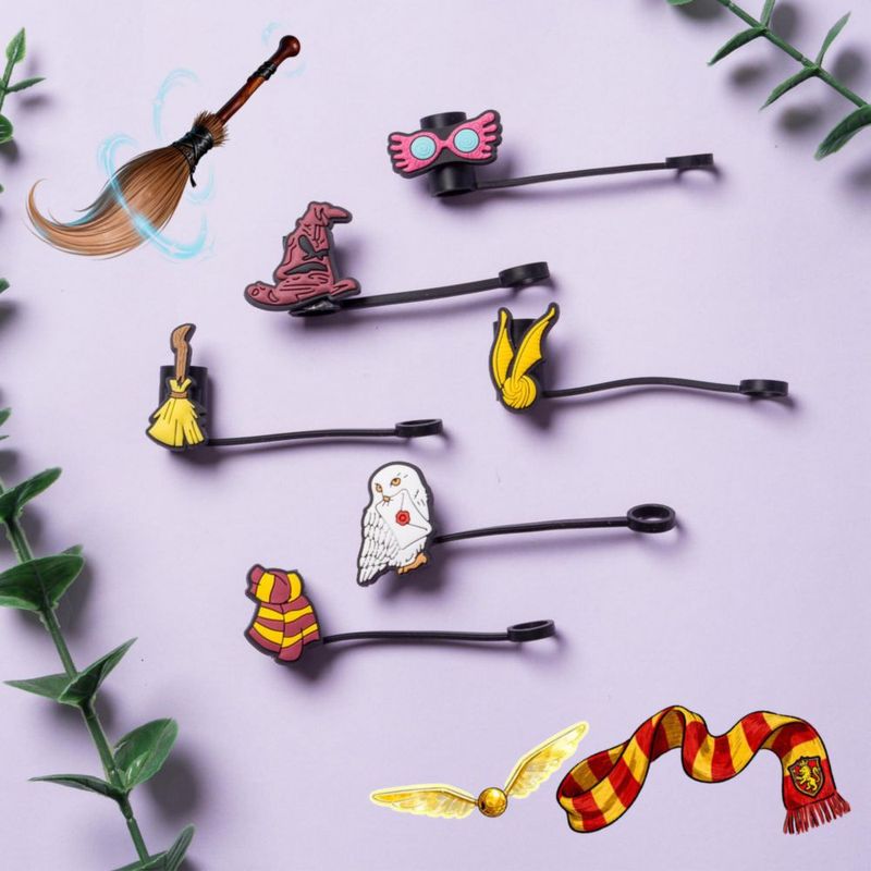 Tapas de silicona reutilizables para pajillas YuJoyC – Pack de 6