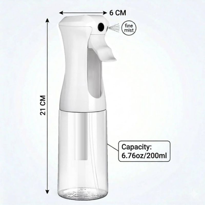 Botella de spray VIGOR PATH 200 ml pack de 3 niebla fina