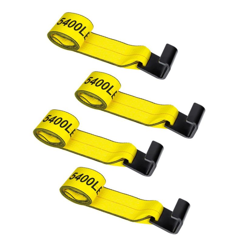 Correa de carga Mimanchi 10 cm x 15 m Pack de 4 amarillas