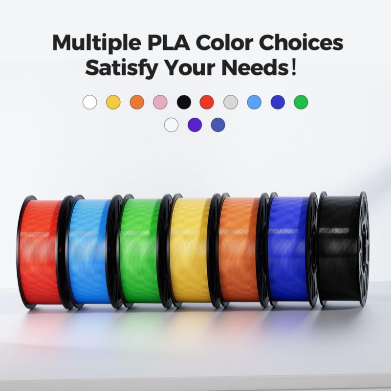 Filamento PETG Creality 175 mm 1 kg Negro (1 unidad)