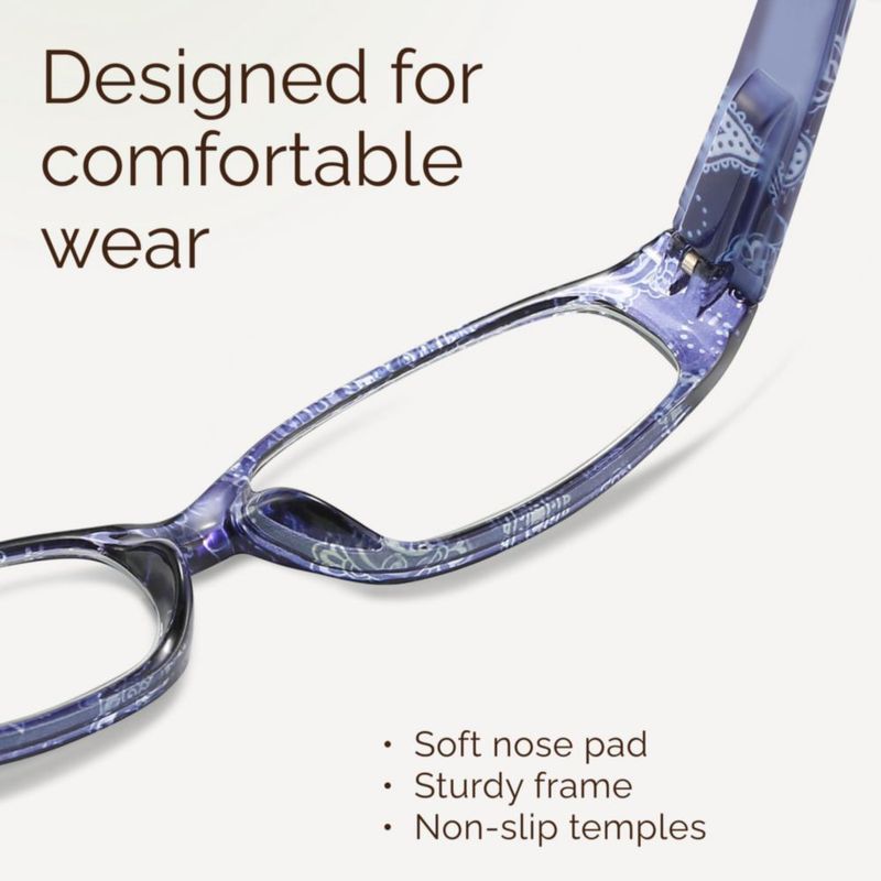 Gaoye Set de 4 Gafas de Lectura con Filtro de Luz Azul para Mujer