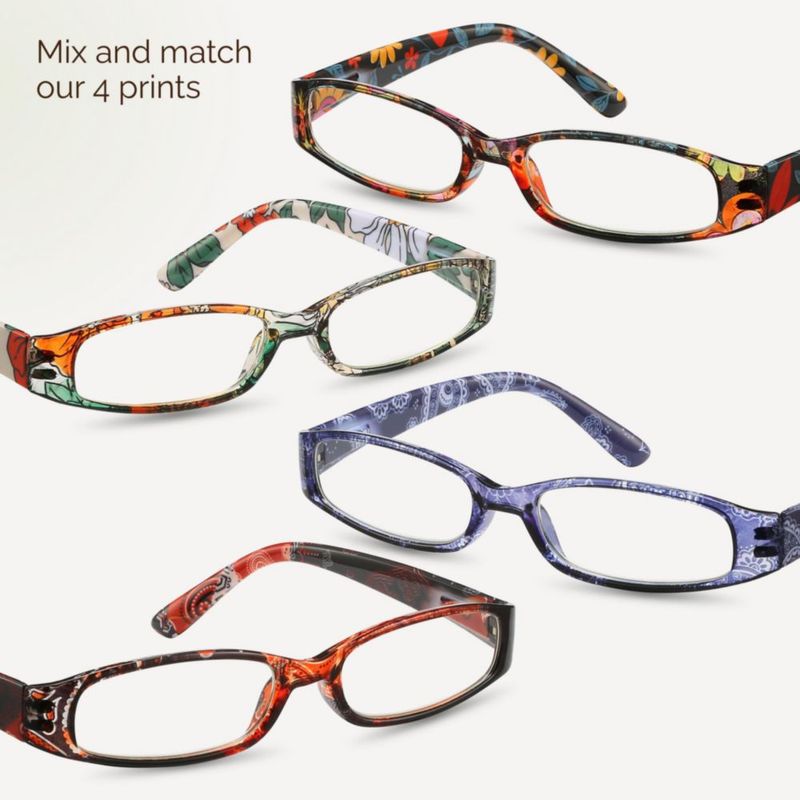 Gaoye Set de 4 Gafas de Lectura con Filtro de Luz Azul para Mujer