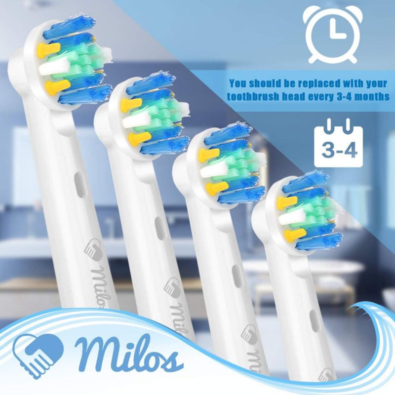 Cabezales de cepillo de dientes Milos 16 pzas compatibles con Oral‑B