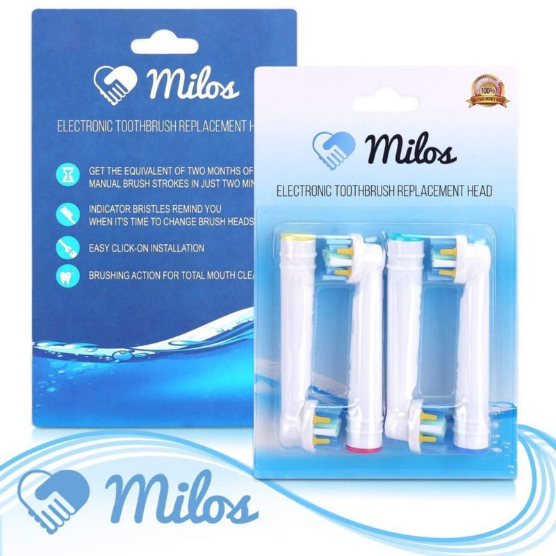 Cabezales de cepillo de dientes Milos 16 pzas compatibles con Oral‑B