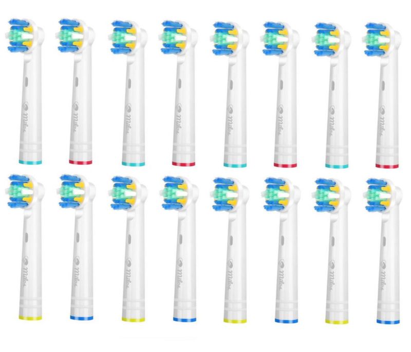 Cabezales de cepillo de dientes Milos 16 pzas compatibles con Oral‑B