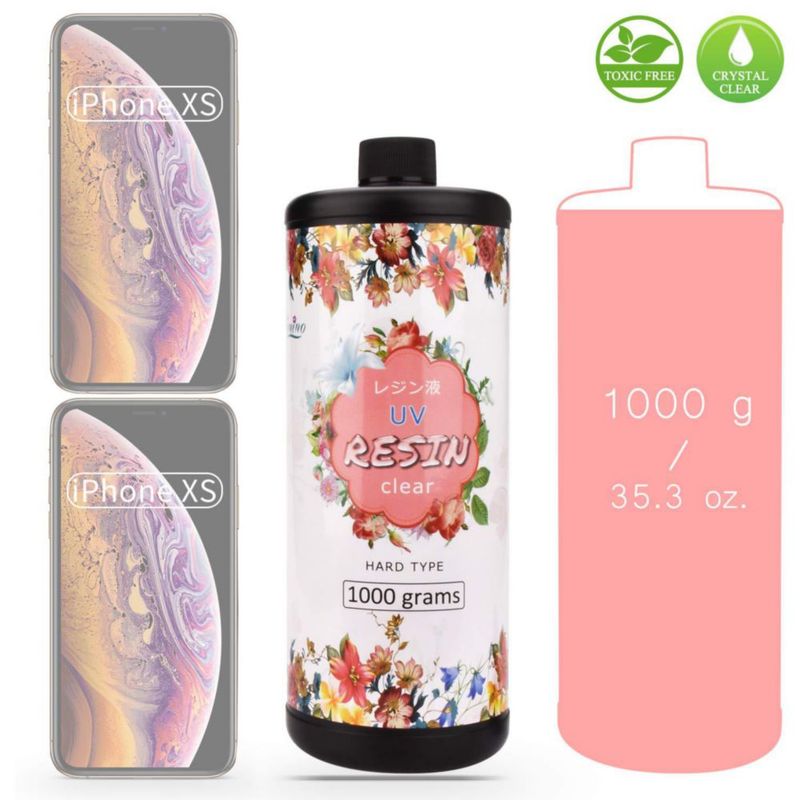 Resina UV Limino 1000 g Tipo Duro Cristalina