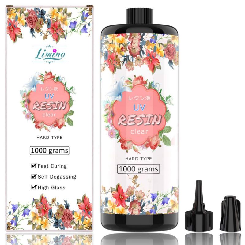 Resina UV Limino 1000 g Tipo Duro Cristalina