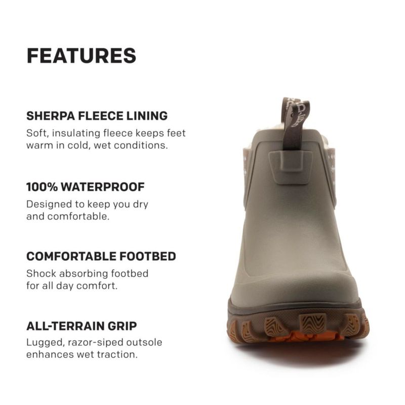 Bota Grundéns Deviation Sherpa de Tobillo talla 10 color Silt