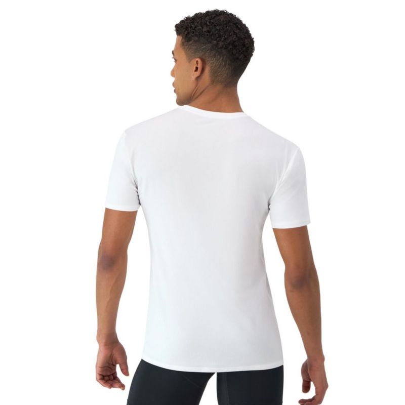 Camiseta Hanes Moves Mesh para hombre Pack de 3 (Blanco/Negro/Gris)