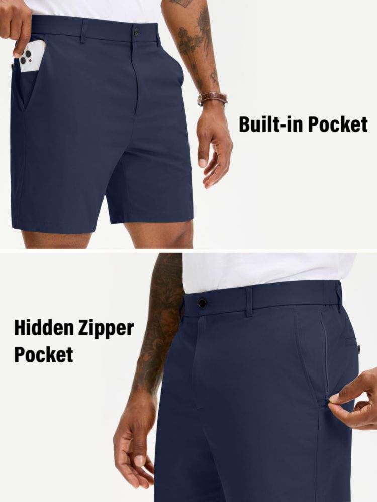 Pantalones Cortos de Golf JEMLDL 18 cm Azul Marino XL