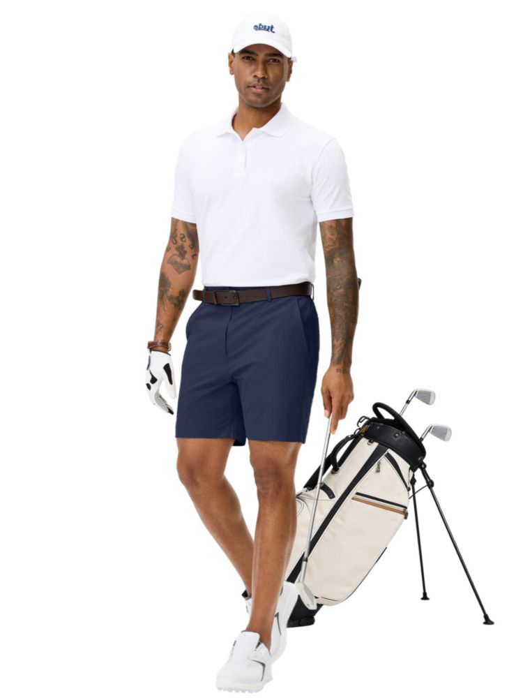 Pantalones Cortos de Golf JEMLDL 18 cm Azul Marino XL