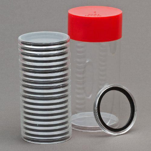 Porta monedas Air‑Tite 40 mm (paquete de 20) y contenedor