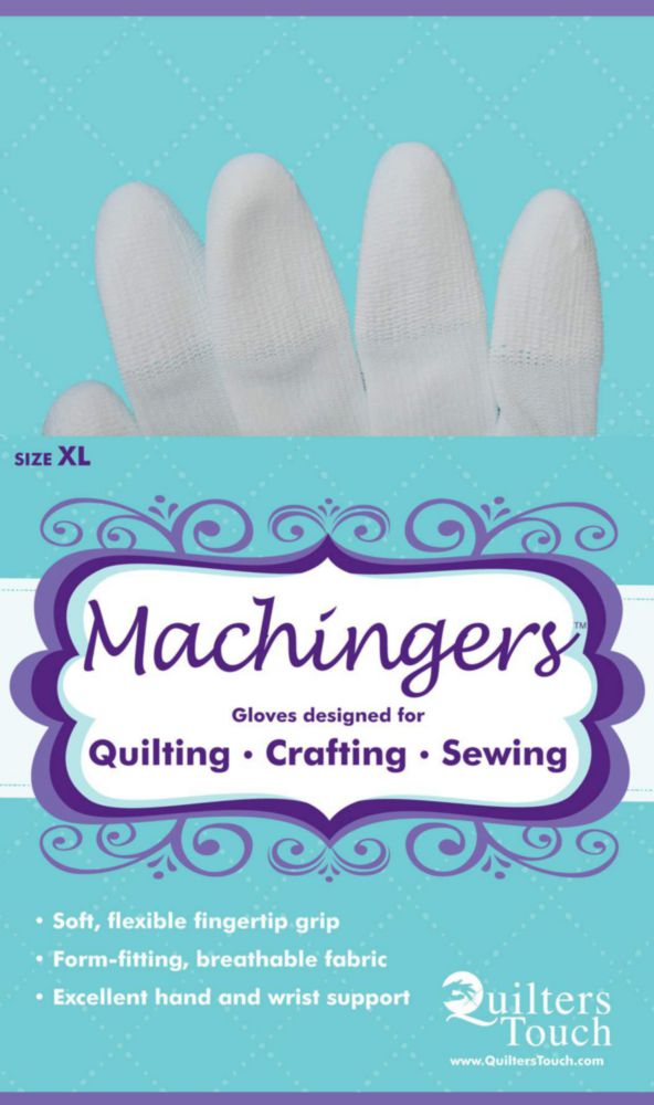 Guantes Machingers S/M para Acolchado y Movimiento Libre