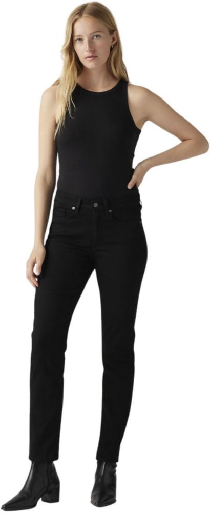 Jeans Levi's Classic Straight 30 cm Negro (Sin Agua) para mujer